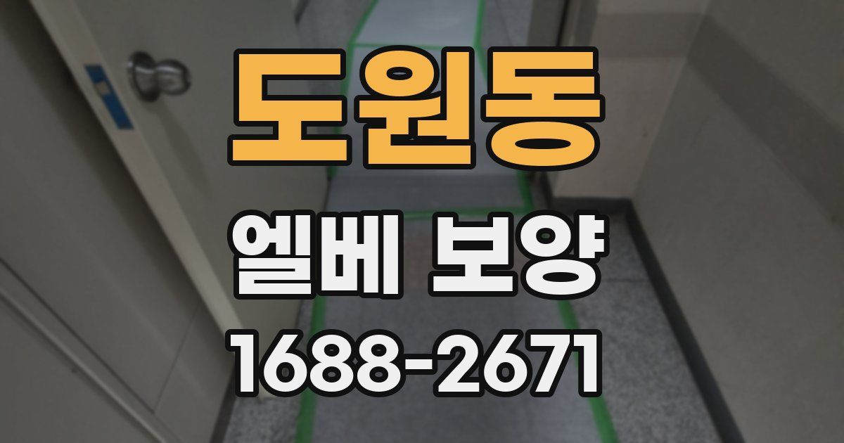 도원동 엘베 보양