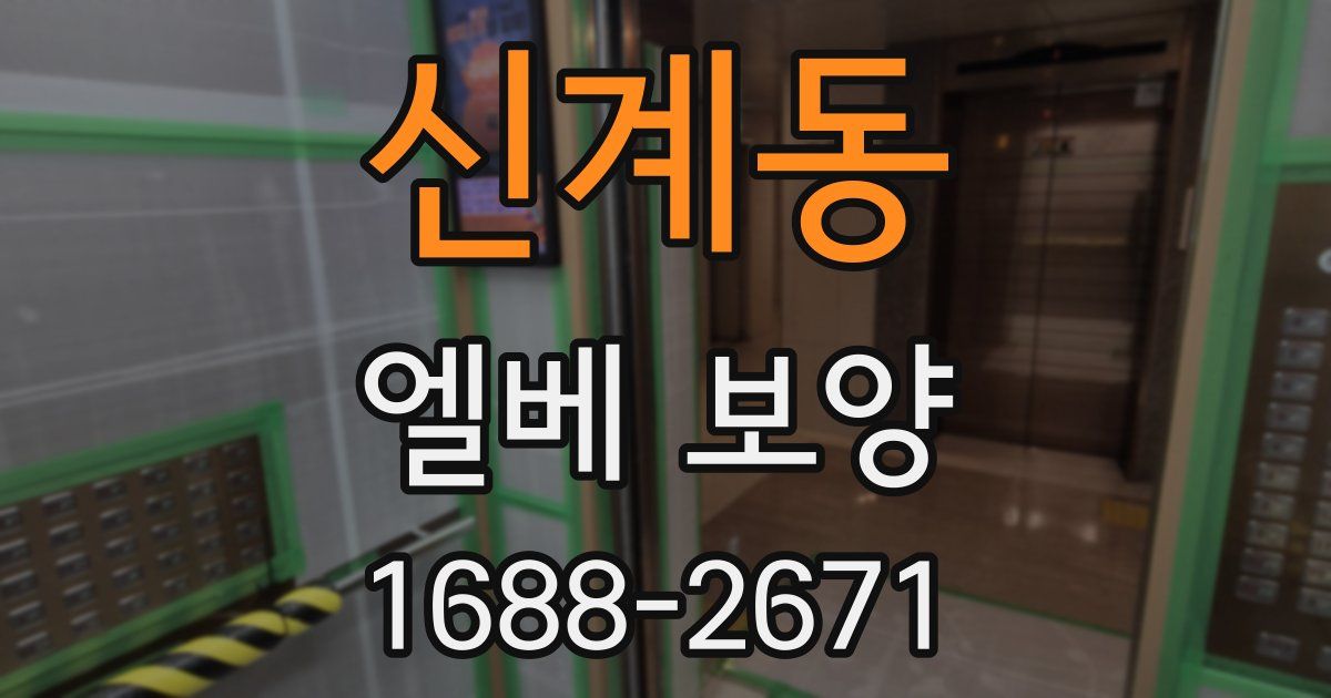 신계동 엘베 보양