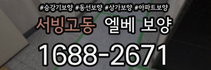 서빙고동 엘베 보양