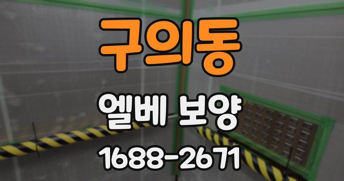 구의동 엘베 보양