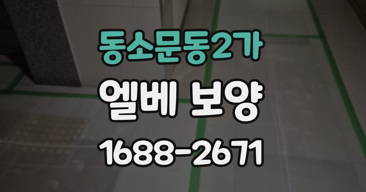 동소문동2가 엘베 보양