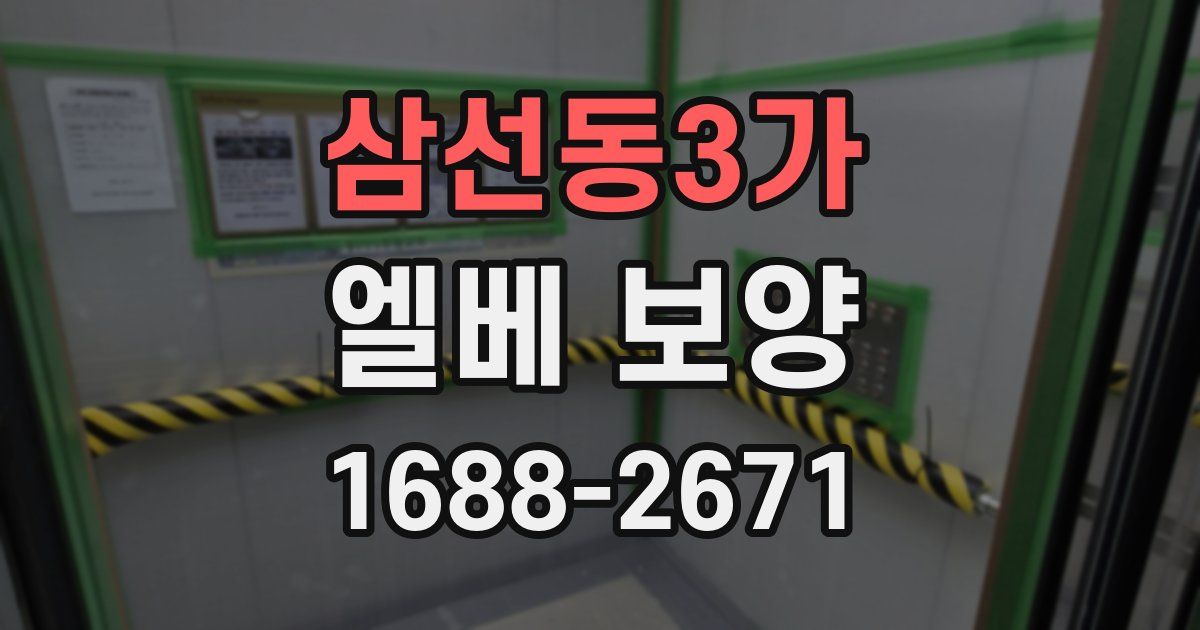 삼선동3가 엘베 보양