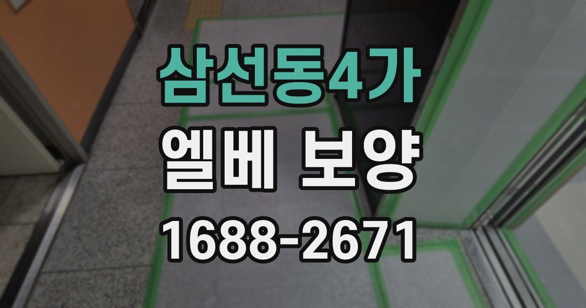 삼선동4가 엘베 보양