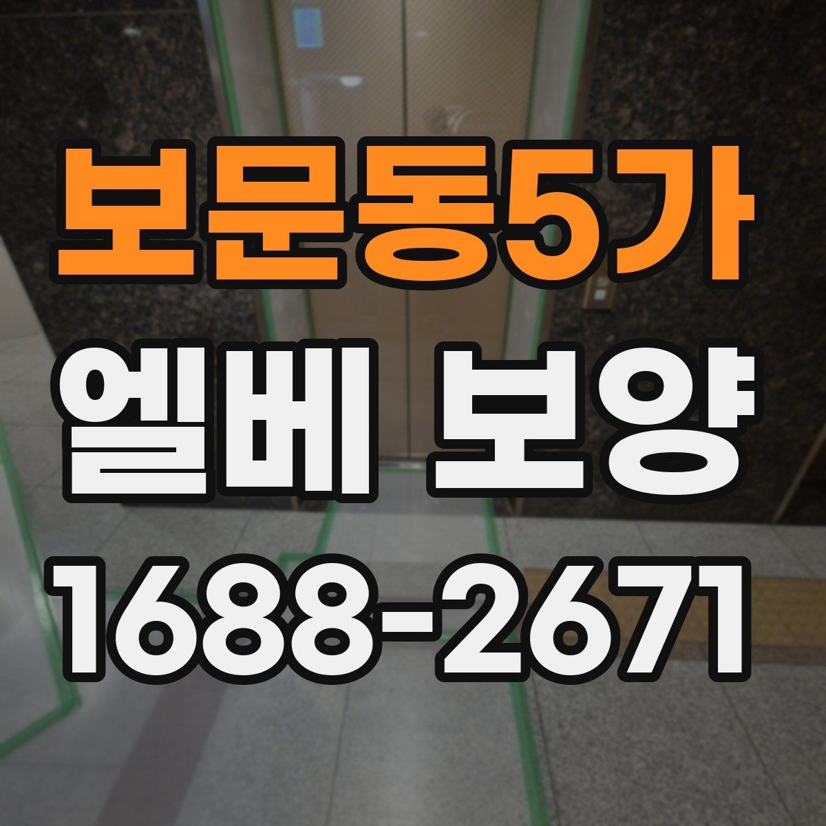 보문동5가 엘베 보양 운반 동선에 맞춰 설계하는 보호 순서