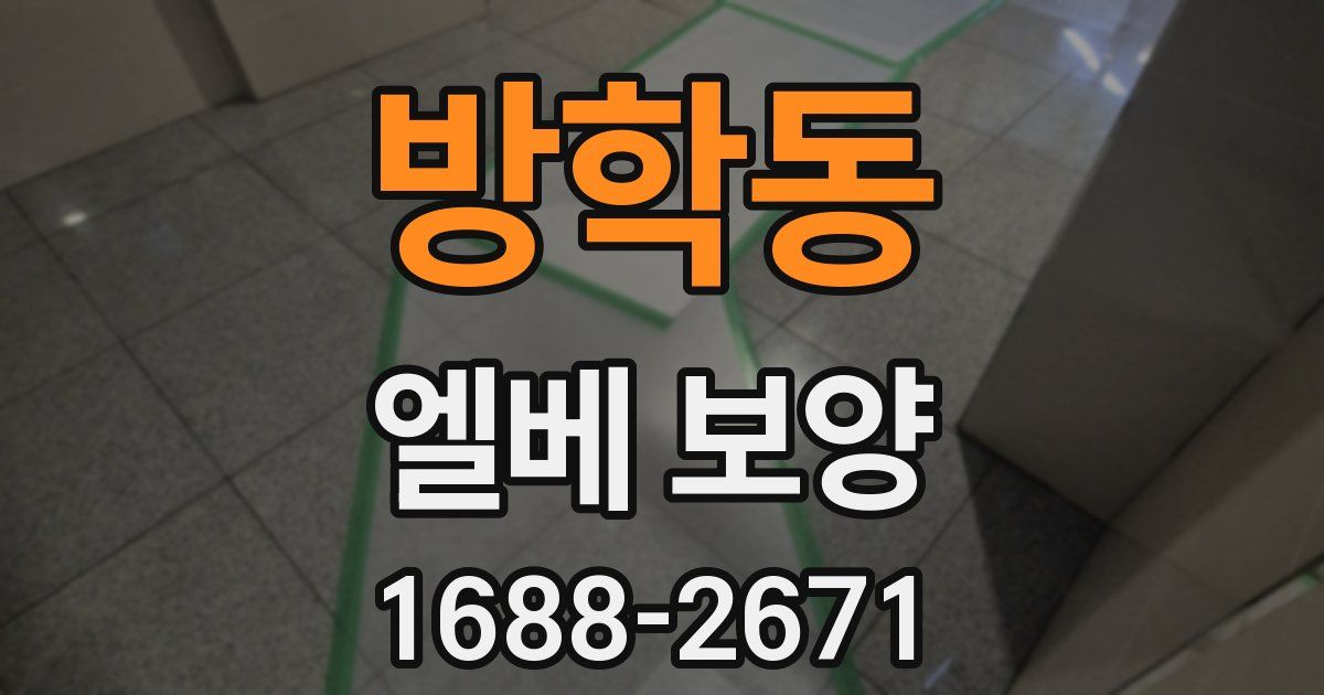 방학동 엘베 보양
