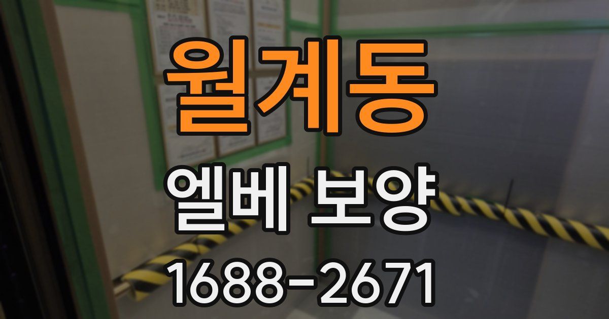 월계동 엘베 보양