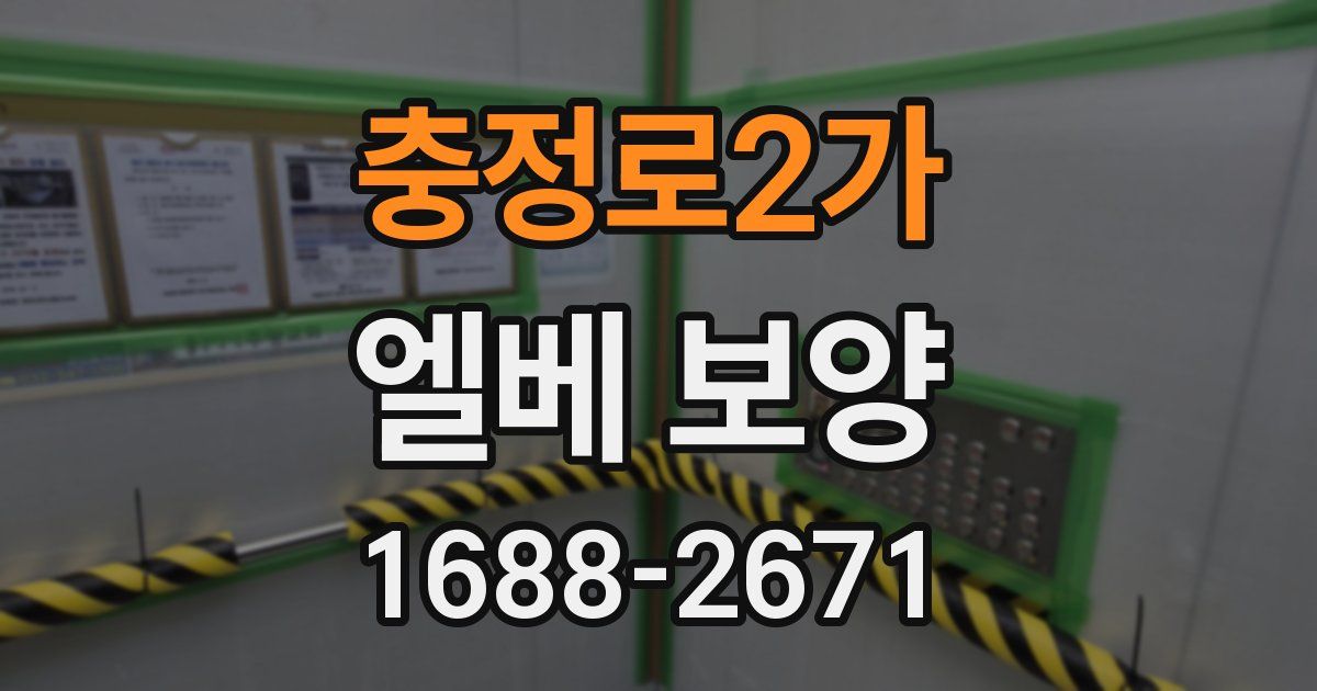 충정로2가 엘베 보양