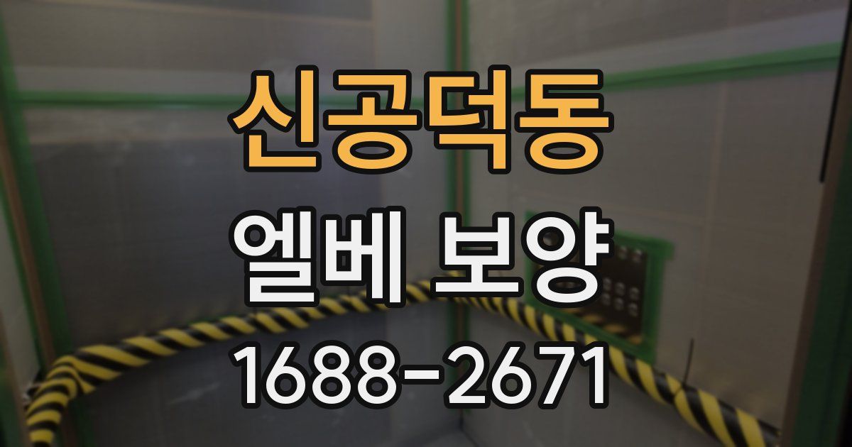 신공덕동 엘베 보양