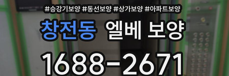 창전동 엘베 보양