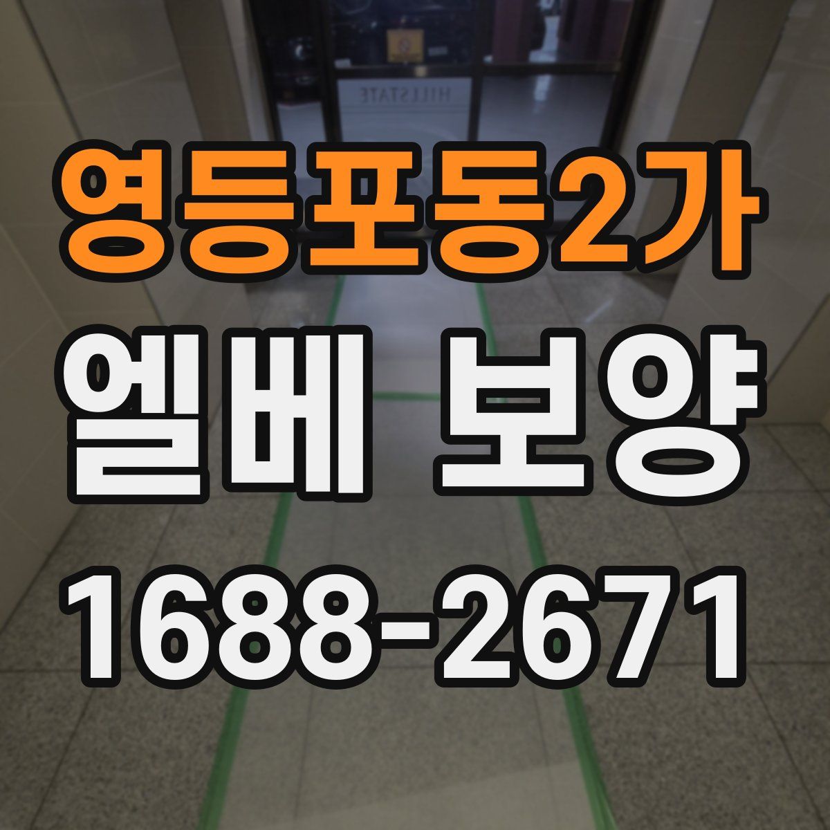 영등포동2가 엘베 보양