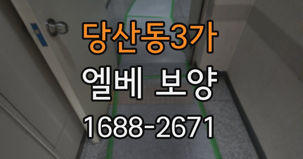 당산동3가 엘베 보양