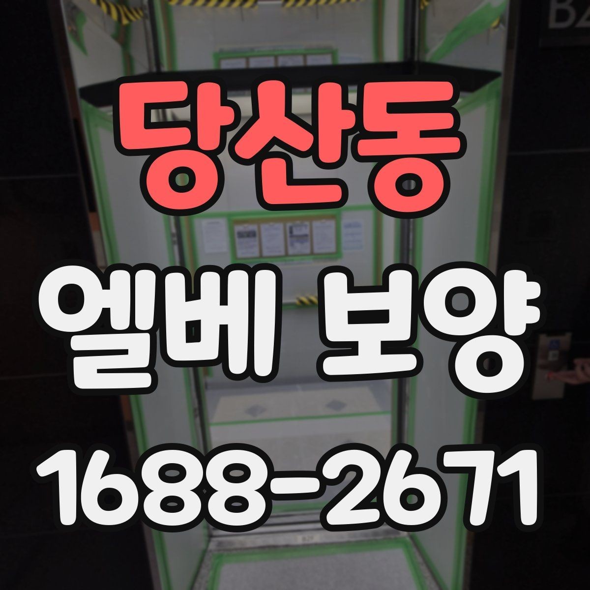당산동 엘베 보양 테이프와 부자재 선택할 때 볼 점