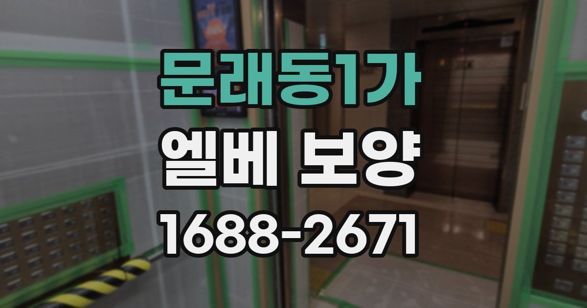 문래동1가 엘베 보양