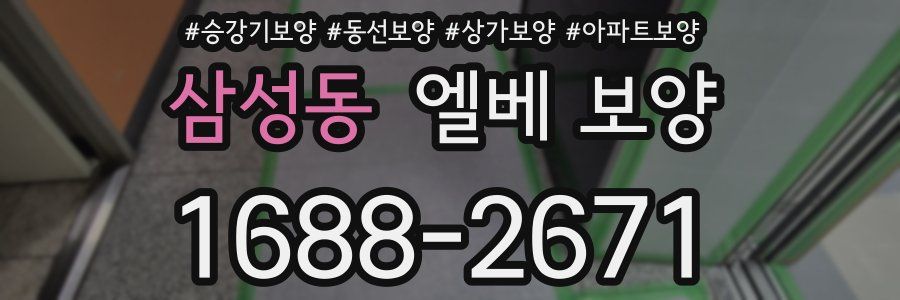 삼성동 엘베 보양