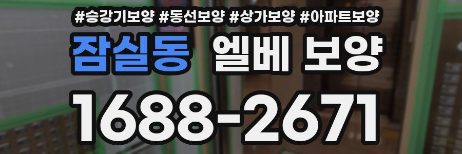 잠실동 엘베 보양
