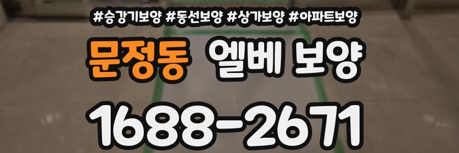 문정동 엘베 보양