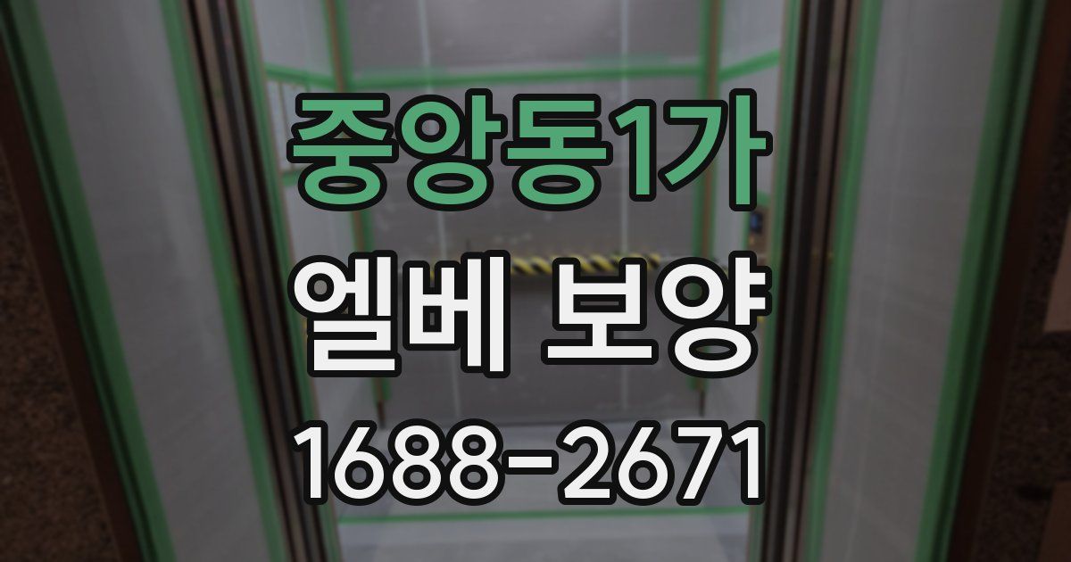 중앙동1가 엘베 보양