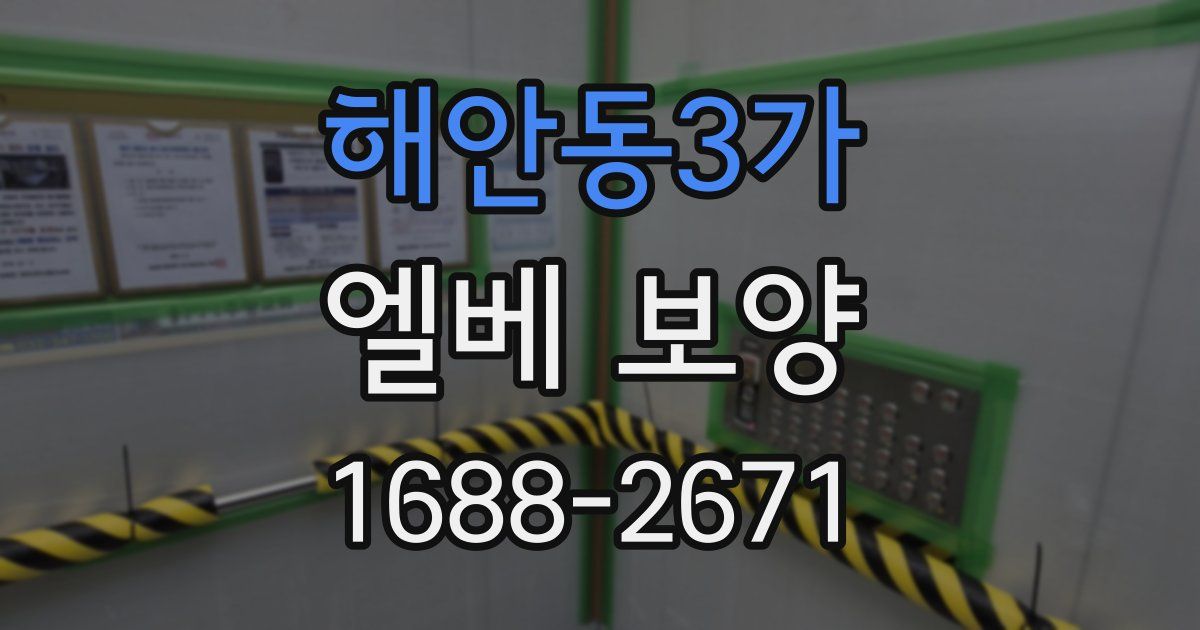해안동3가 엘베 보양