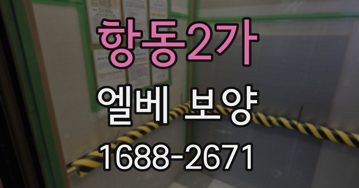 항동2가 엘베 보양