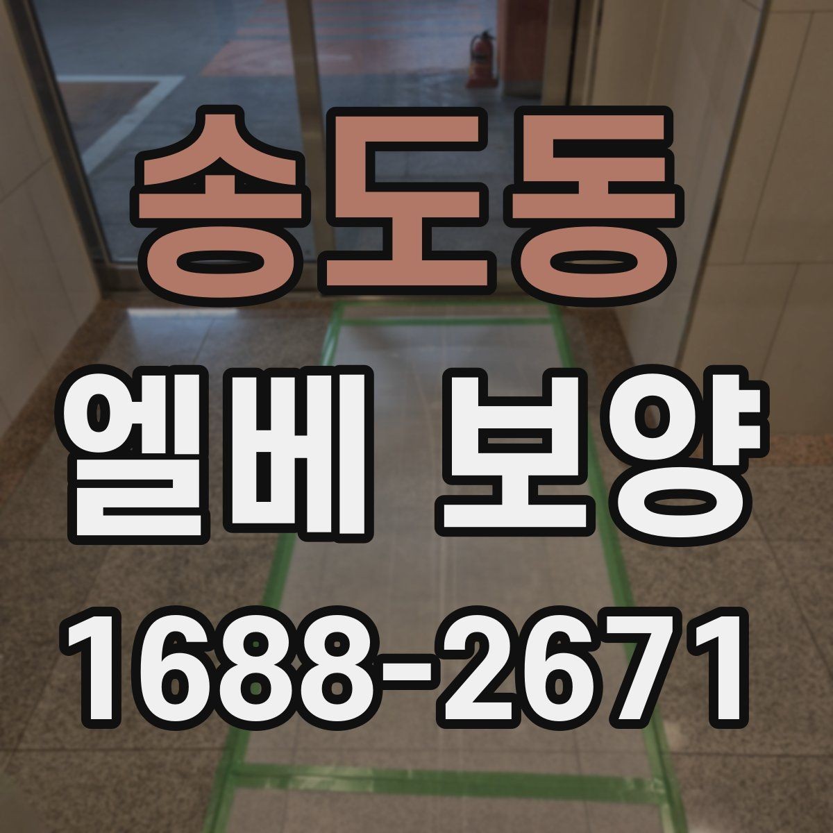 송도동 엘베 보양 철거 없이 깔끔하게 마감하는 방법