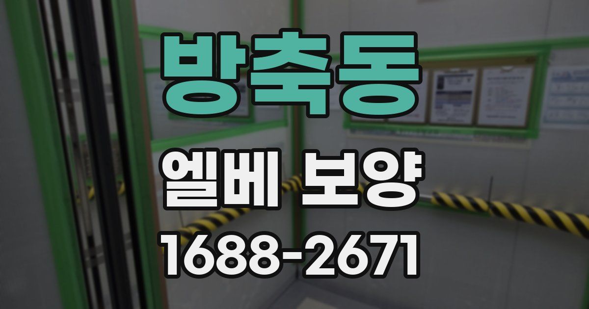 방축동 엘베 보양