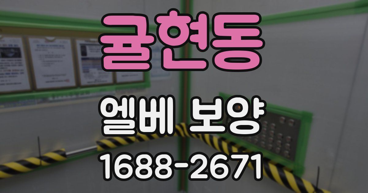 귤현동 엘베 보양