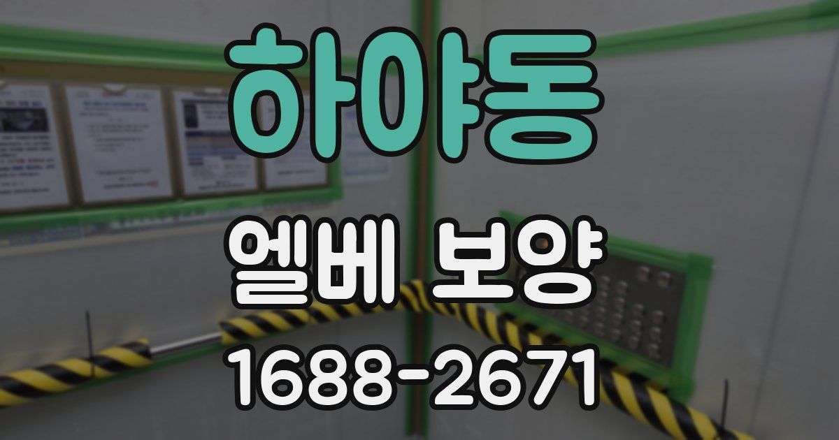 하야동 엘베 보양