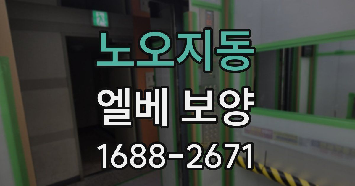 노오지동 엘베 보양