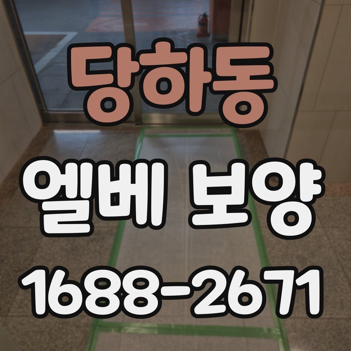 당하동 엘베 보양 실내 인테리어 공정과 함께 보는 보호 포인트