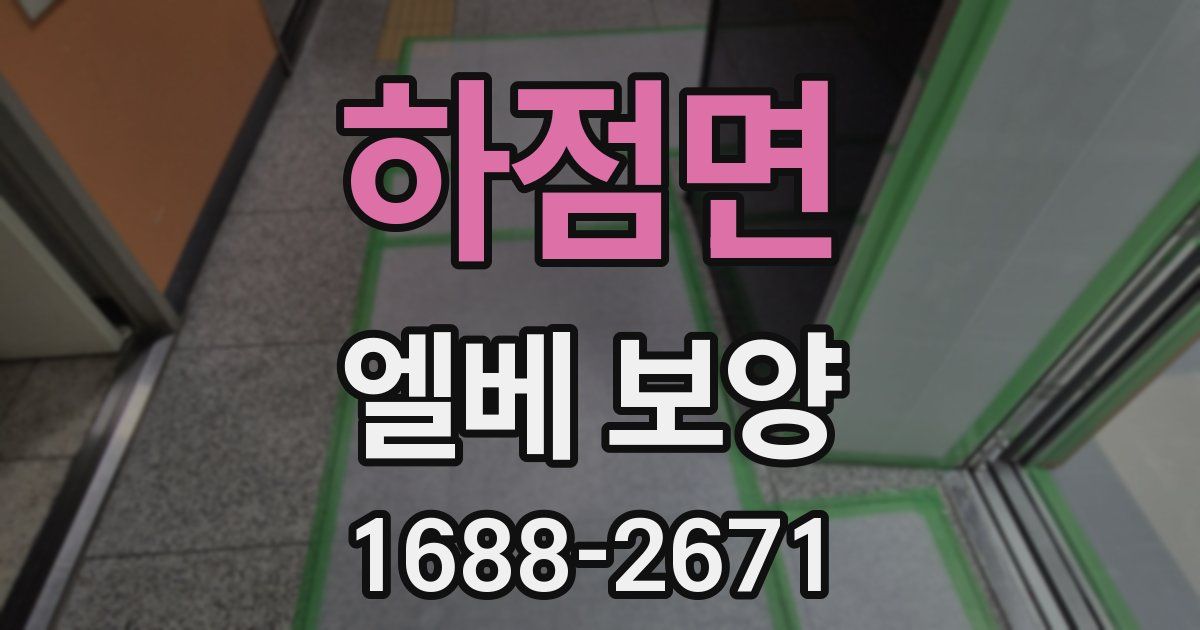 하점면 엘베 보양