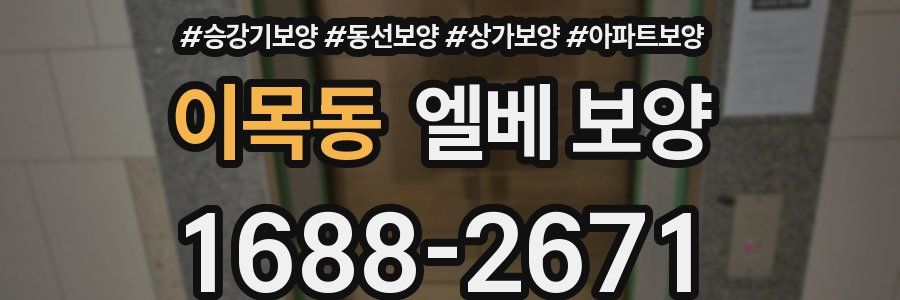 이목동 엘베 보양