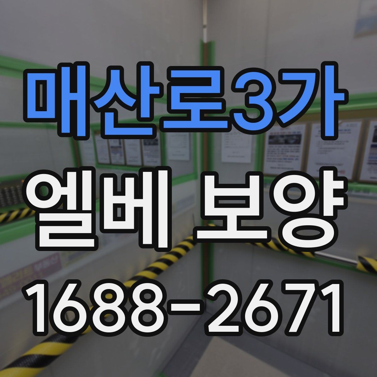 매산로3가 엘베 보양 사진 기록으로 시공 상태를 남기는 방법