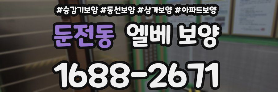 둔전동 엘베 보양
