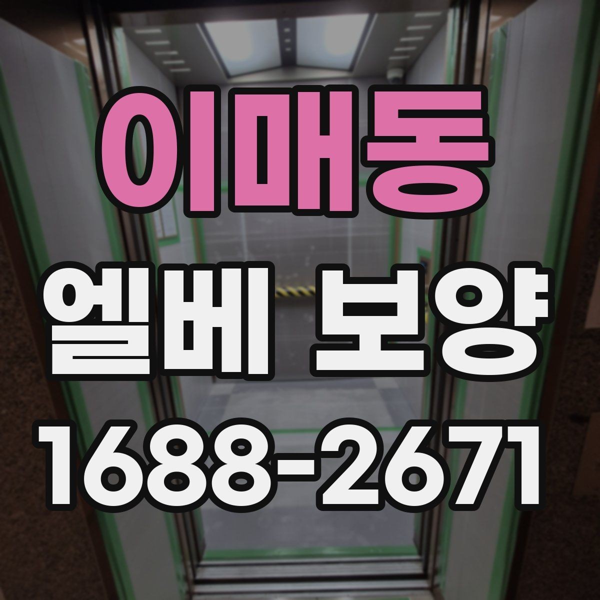이매동 엘베 보양 보행 동선이 복잡한 아파트에서 먼저 볼 점