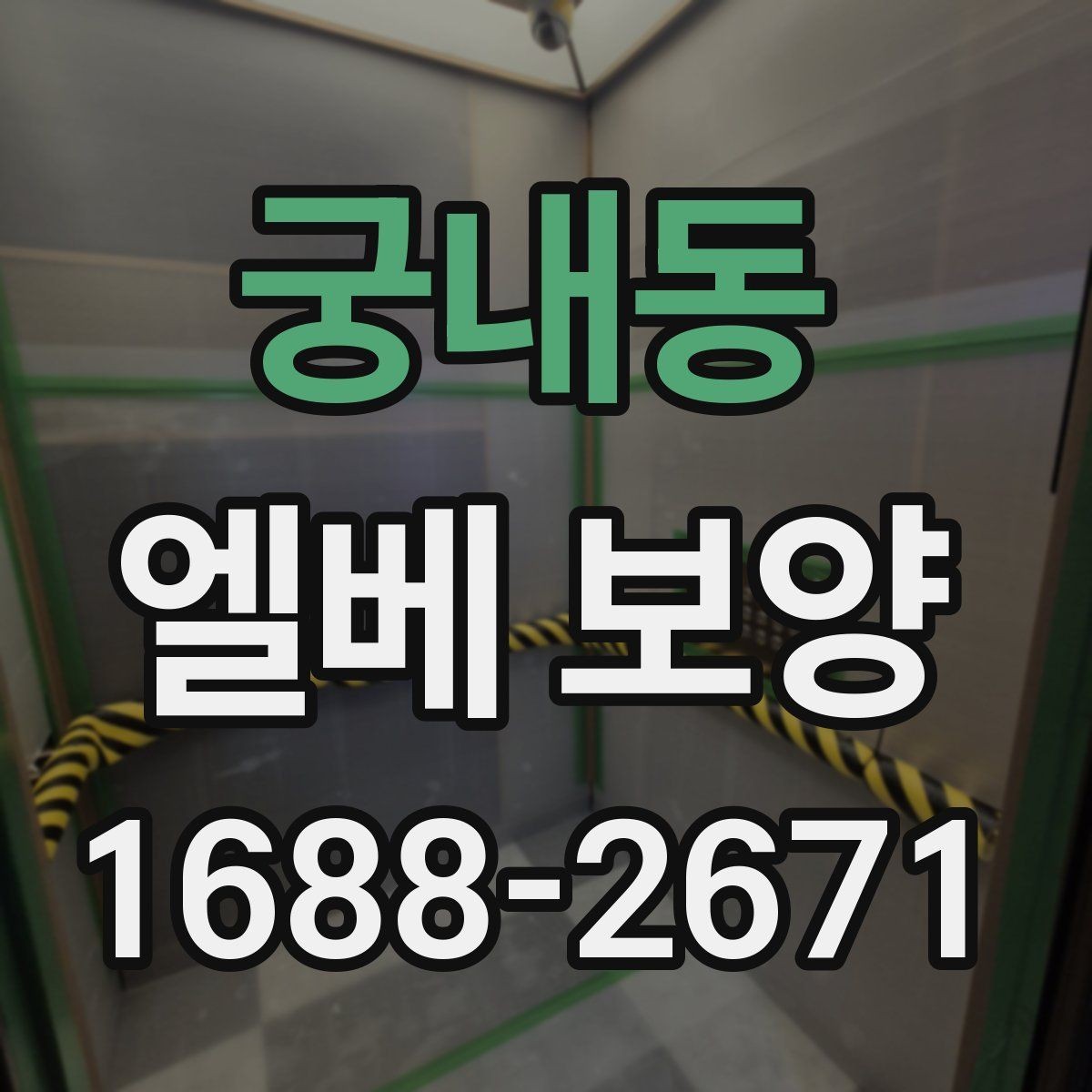 궁내동 엘베 보양 작업 전후 사진 기록을 남겨야 하는 순간