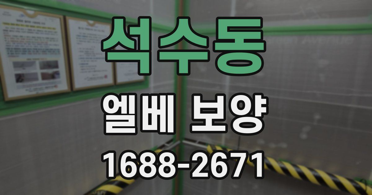 석수동 엘베 보양