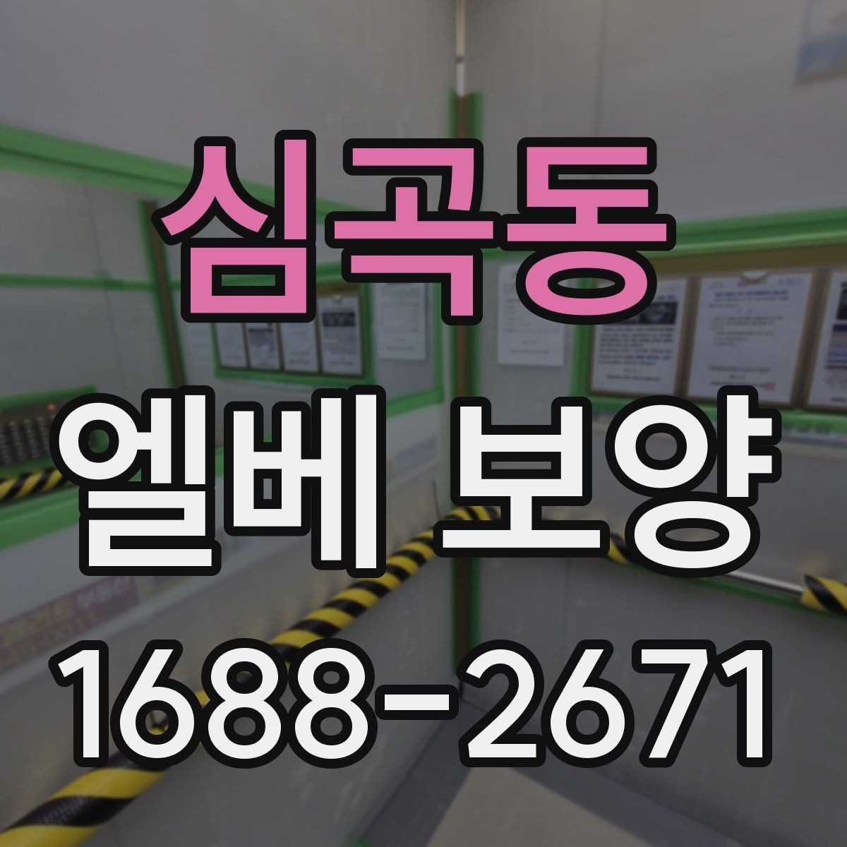 심곡동 엘베 보양 공용부 동선이 많은 아파트 대응법