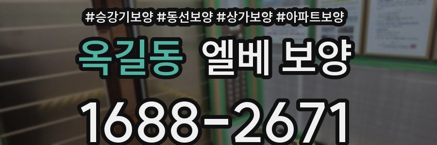 옥길동 엘베 보양