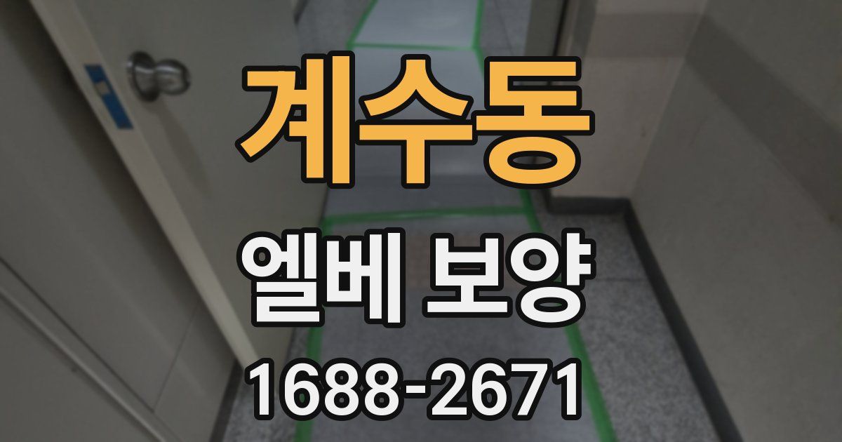 계수동 엘베 보양