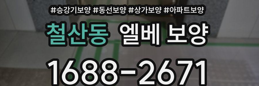 철산동 엘베 보양