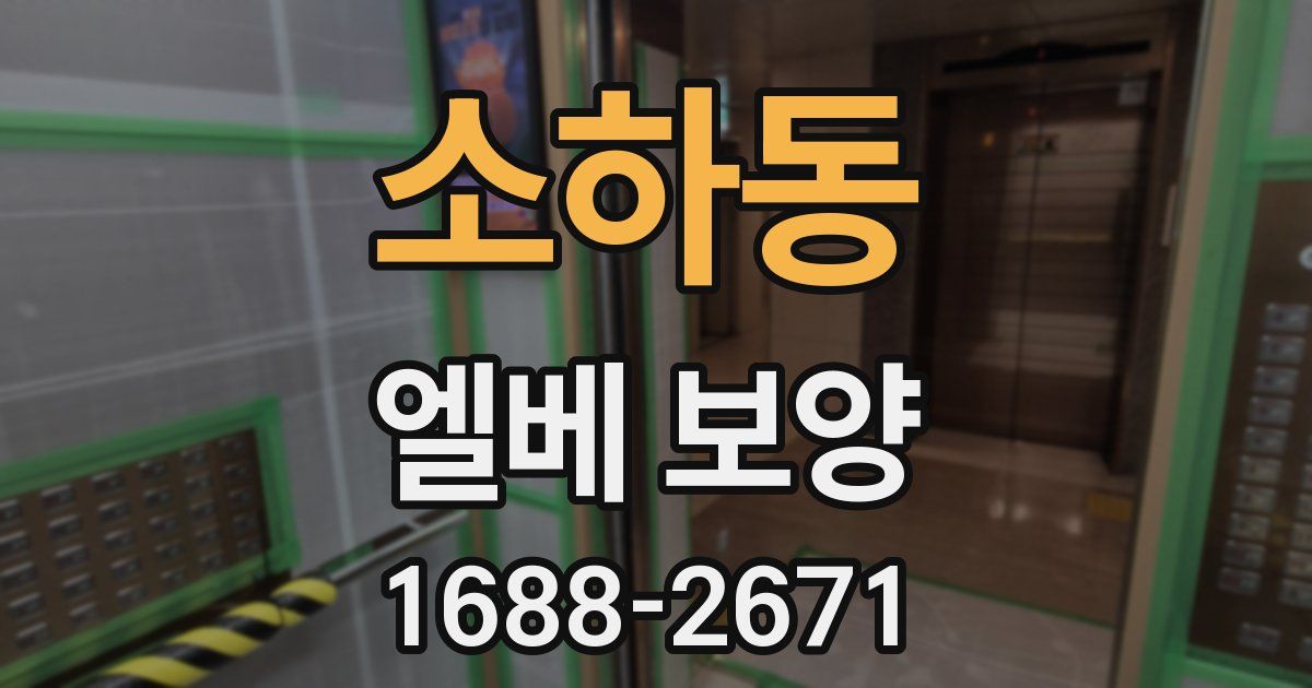 소하동 엘베 보양