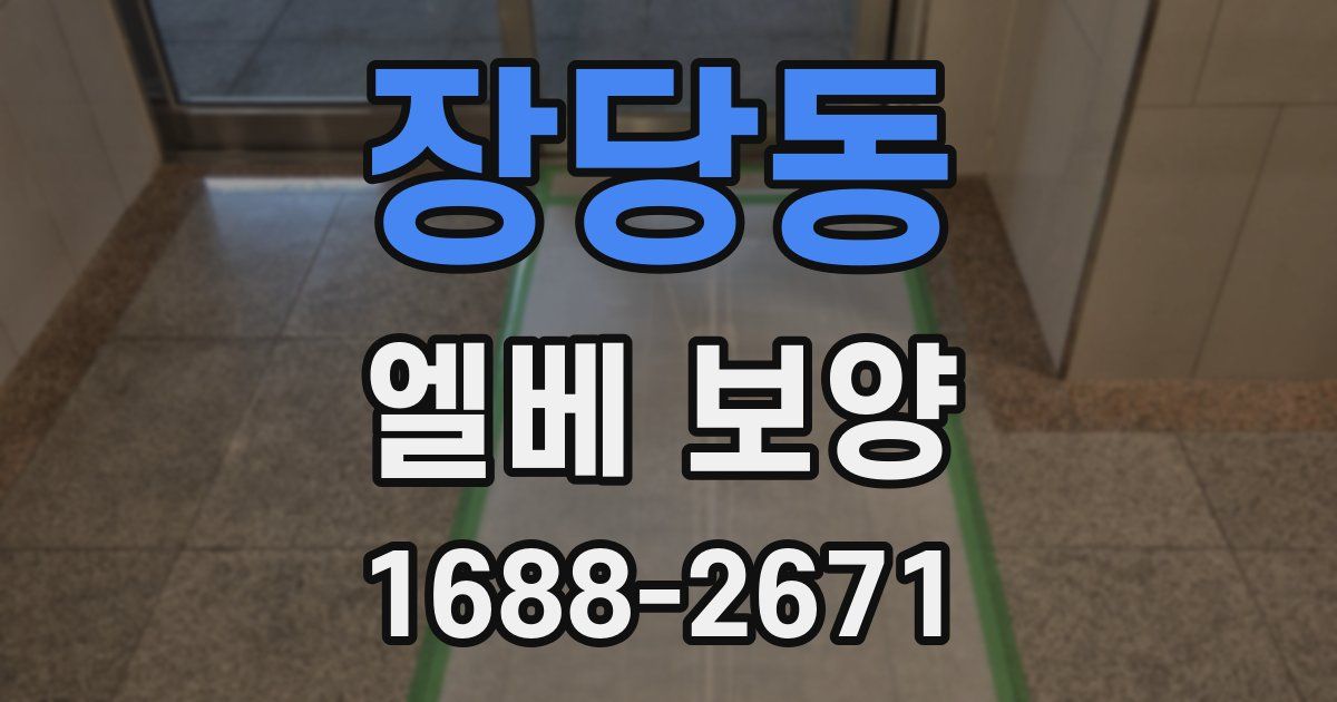 장당동 엘베 보양
