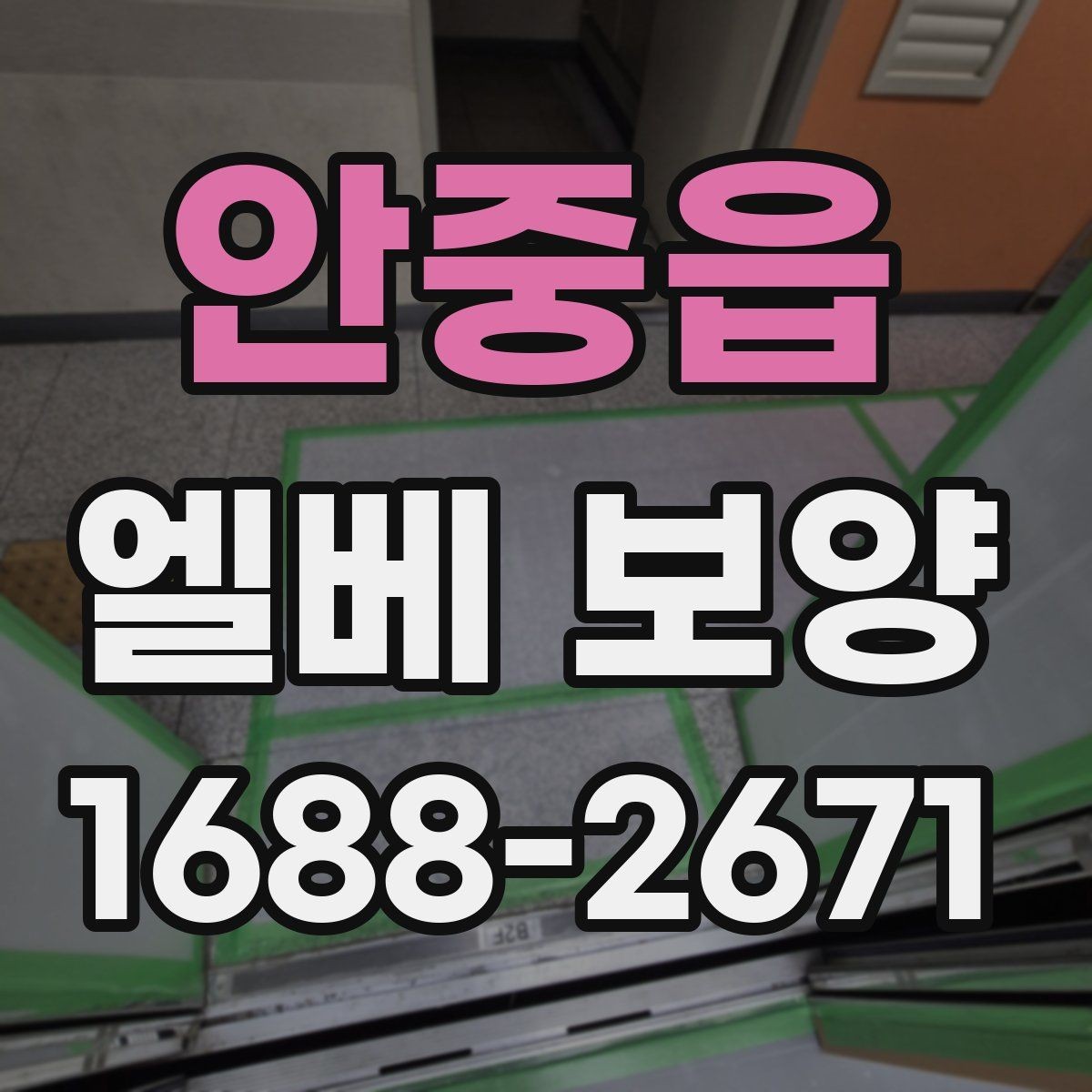 안중읍 엘베 보양 승강기 내부와 출입부를 나눠 보는 기준