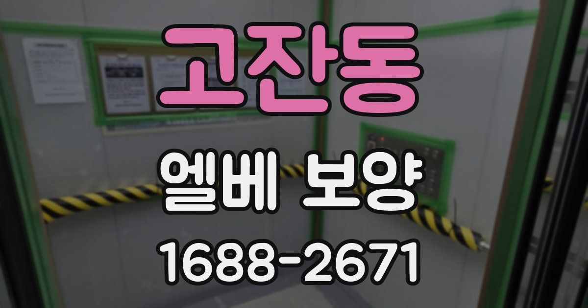 고잔동 엘베 보양