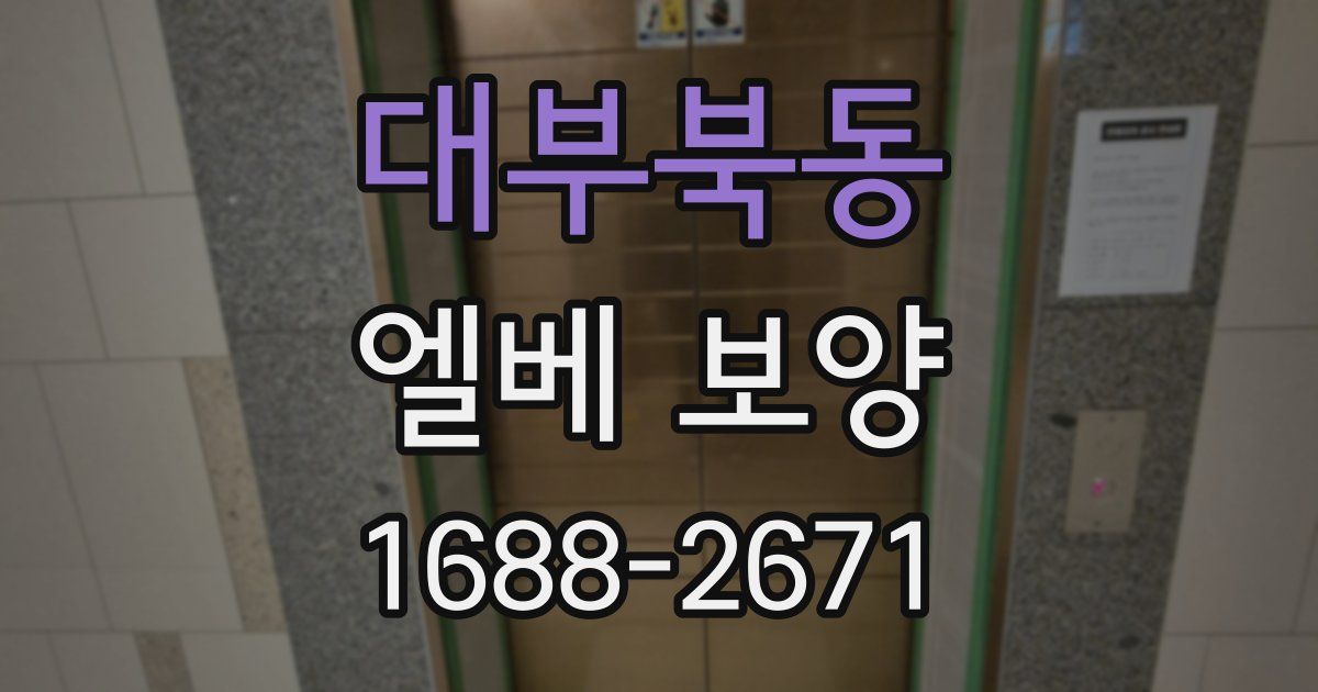 대부북동 엘베 보양