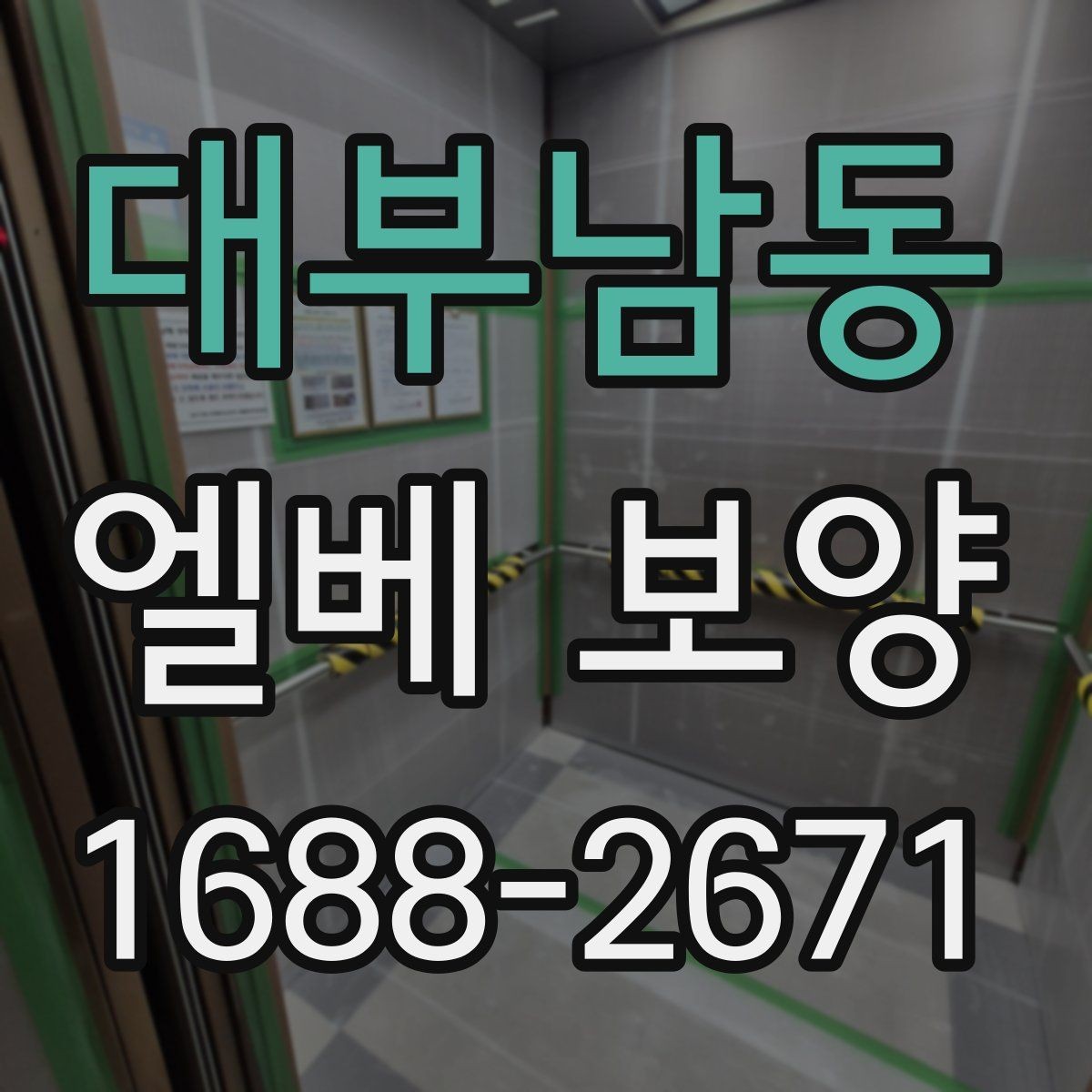 대부남동 엘베 보양 마감재에 따라 달라지는 재질 고르기