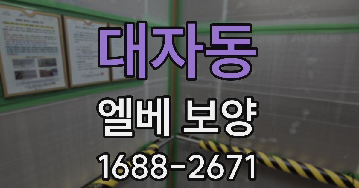 대자동 엘베 보양