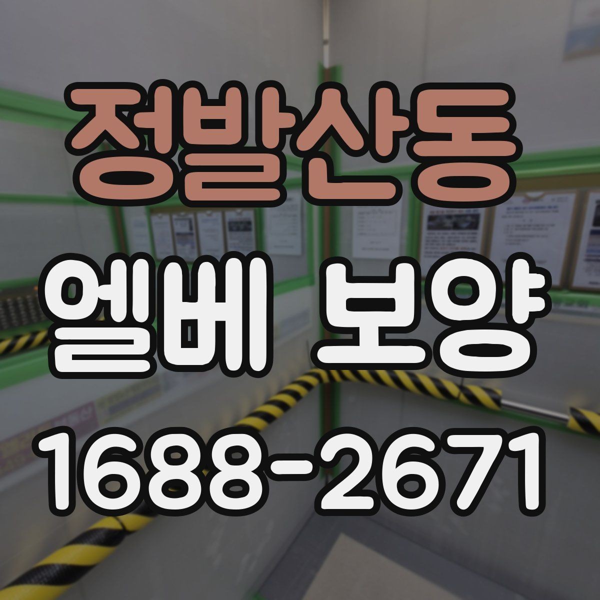 정발산동 엘베 보양 장기 공정에서 교체와 보수를 구분하는 기준