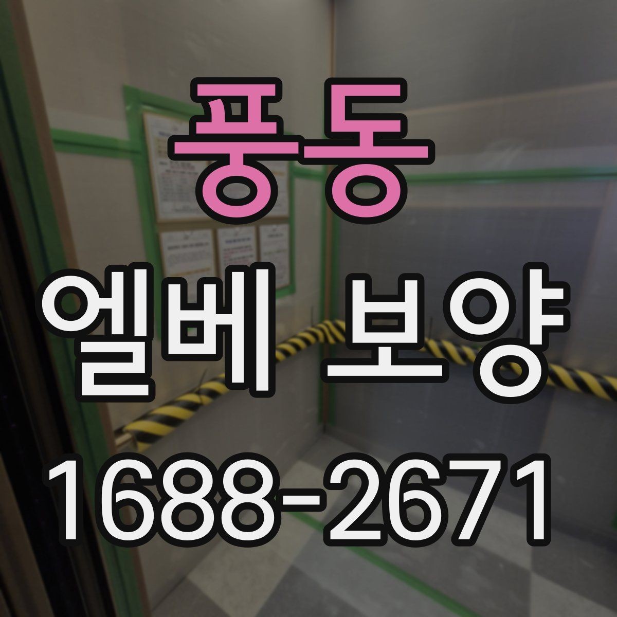 풍동 엘베 보양 교체·수리 공사 때 어디까지 해야 할까