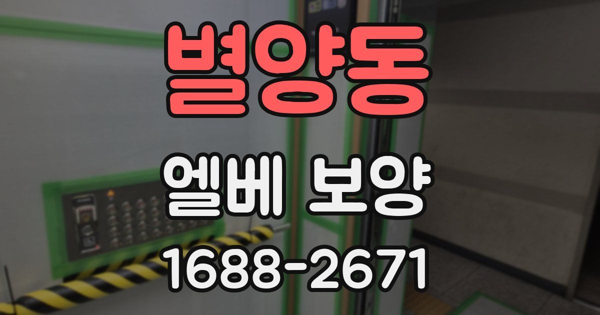 별양동 엘베 보양